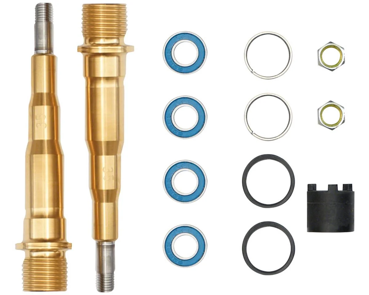 Look Spindle and Bearing Assembly (Titanium) (Right & Left) (X-Track)